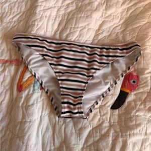 Striped swimsuit bottoms
